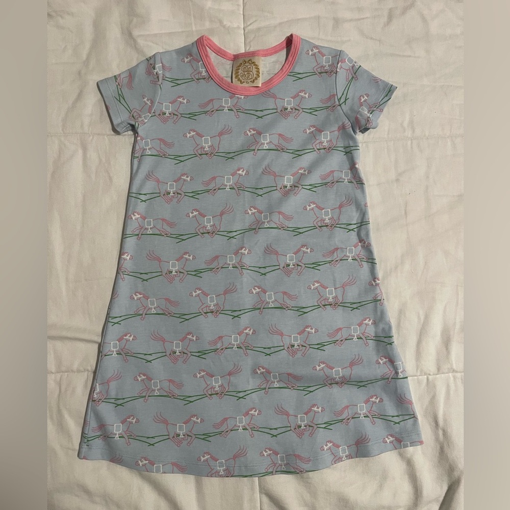 The Beaufort Bonnet Company Pink and Blue Polly Play Dress